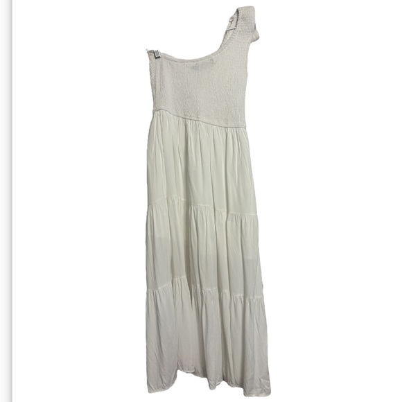 Off The Shoulder Dress Cottagecore Summer Romance Sexy Goddess White Size Small - Picture 6 of 14